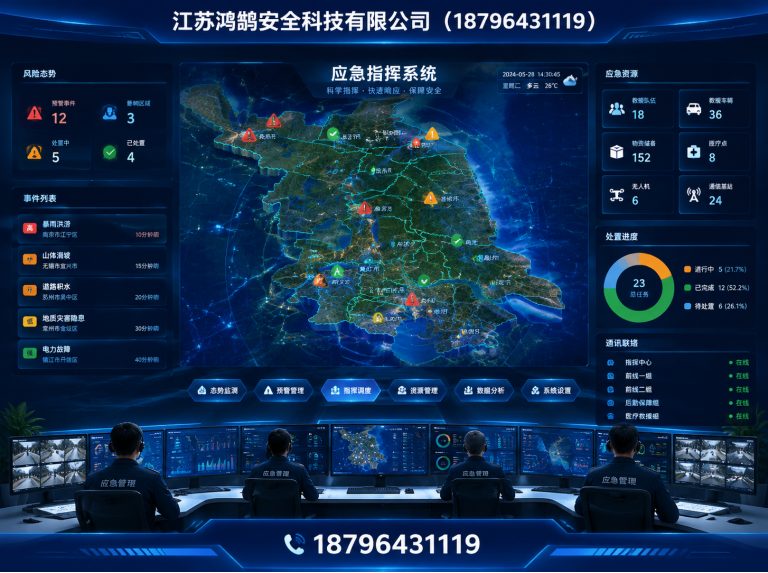泸州消防通信指挥展示图